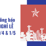 THÔNG BÁO NGHỈ LỄ 30/4 & 1/5 NĂM 2022